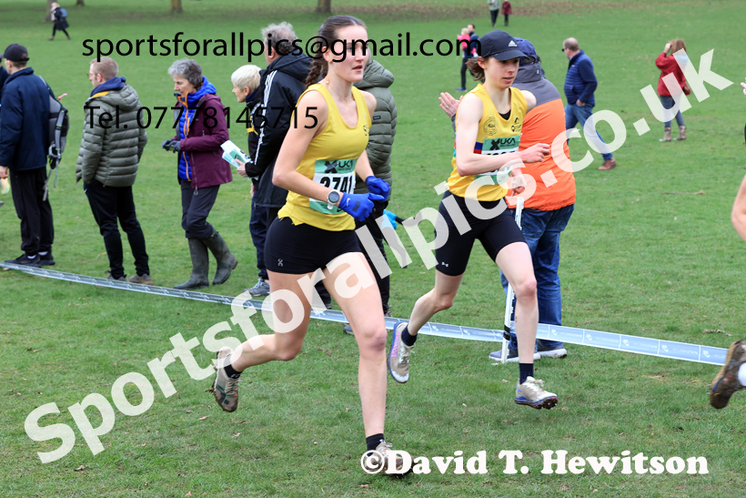 Senior Womens 2026 UK CAU Inter Counties Cross Country, Wollaton Park, Nottingham. Photo: David T. Hewitson/Sports for All Pics